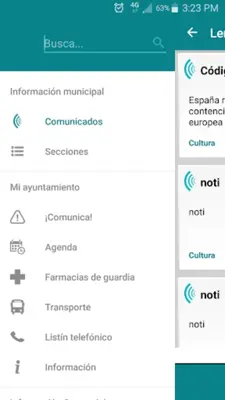 Huesa Informa android App screenshot 2